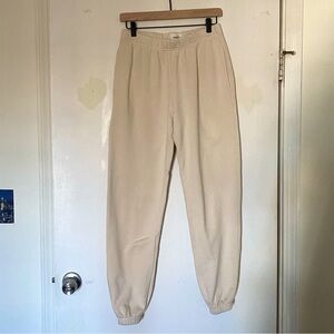 Mate the Label Terry Raglan sweatpants in Bone, size S